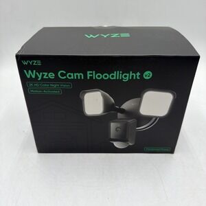 Wyze Cam Floodlight V2 Motion-Activated 2K HD Color Night Vision Camera